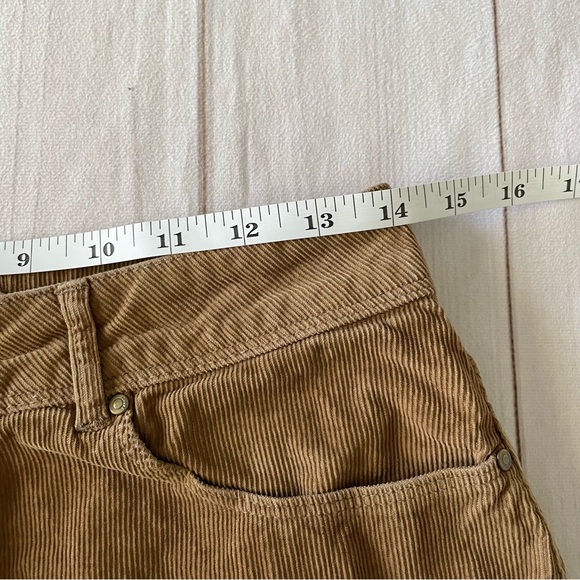 Zara Corduroy Skirt Women’s M Brown Button Front Academia Chocolate Western Boho - Picture 13 of 16